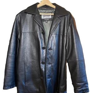 Real leather jacket made by Wilson’s leather experts